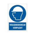 Bord veiligheidshelm verplicht - 230x330 mm.