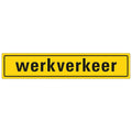 Magneetbord Werkverkeer reflecterend - 80x400 mm.