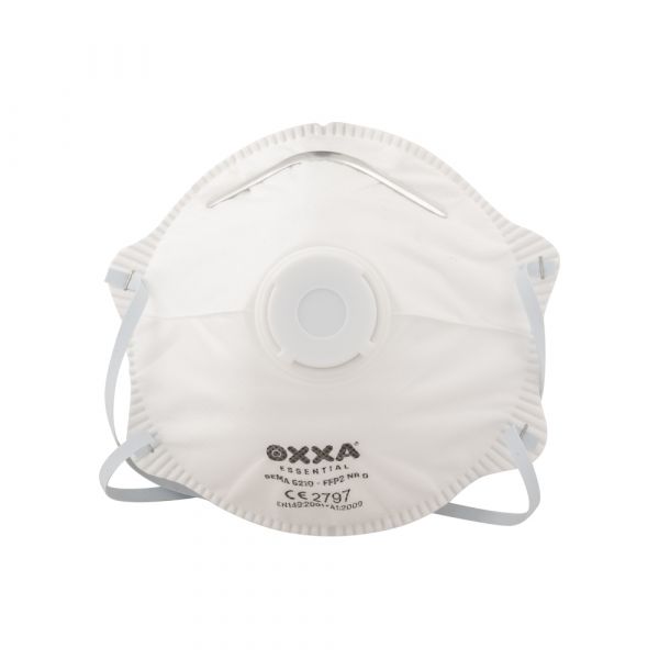 Mondmasker ffp2 cupvormig,uitademventiel (10 stuks)