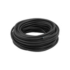 Huishoudsnoer 2x0.75 zwart 10 meter.