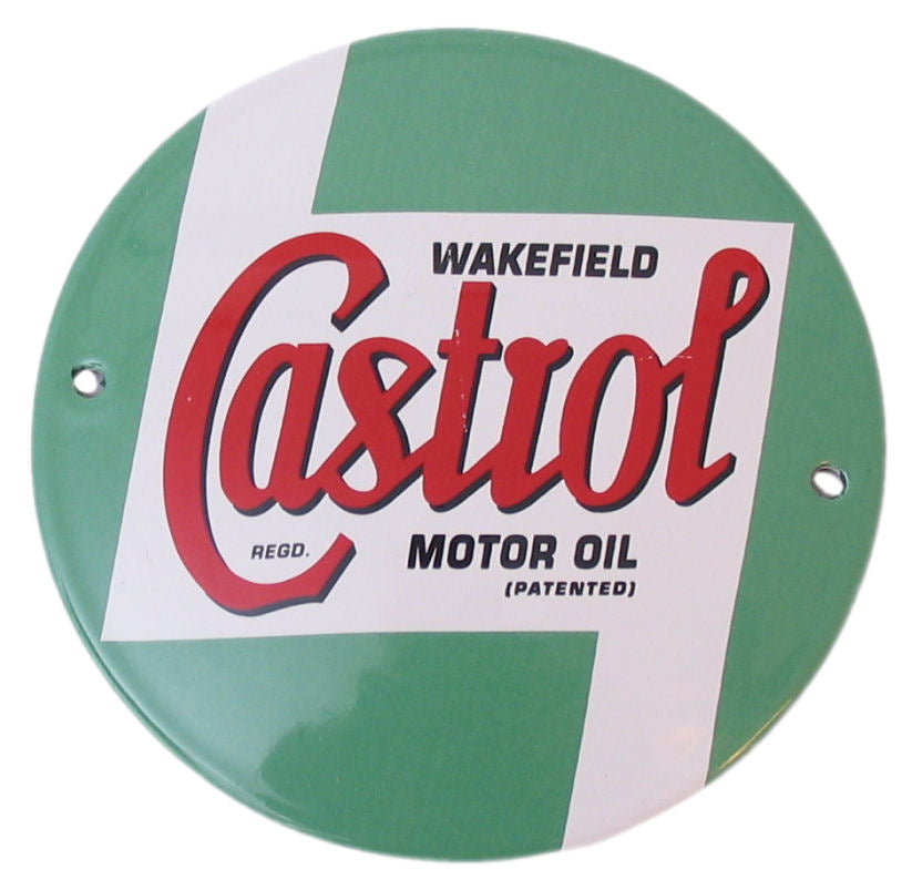 Emaille Bord ø10cm Castrol