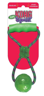 Kong ! kong squeezz ball met handvat