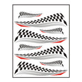 Stickerset finishvlag