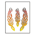 Stickerset tribal vlammen