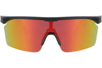 Trivio - fietsbril noa zwart revo rood met extra transparante lens
