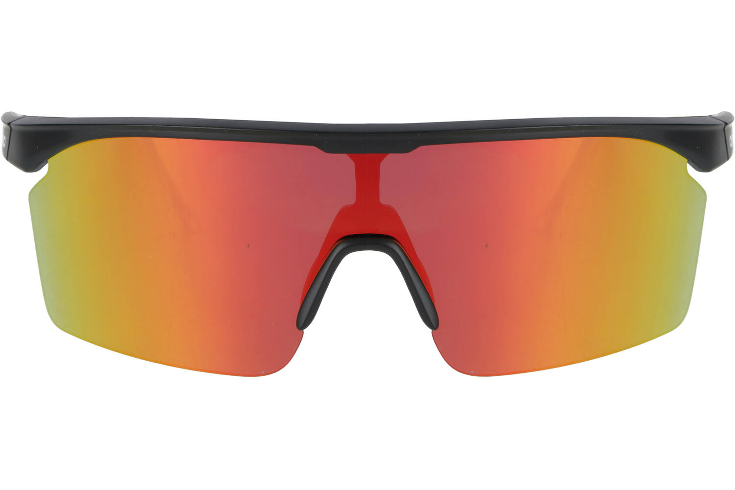 Trivio - fietsbril noa zwart revo rood met extra transparante lens