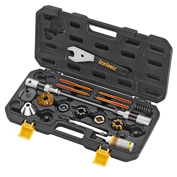 IceToolz Icetoolz xpert trapasgereedschap e175 draadtap en vlakfrees zwart