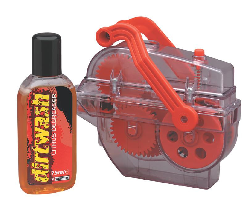 Weldtite kettingreinigingsapparaat chain cleaning set weldt. plastic
