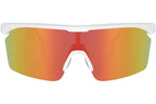Trivio - fietsbril noa wit revo rood met extra transparante lens