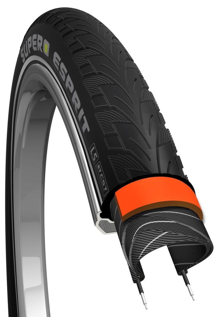 Cst c1953 supero esprit 28 inch 40-622 700x38c level 5 reflectie