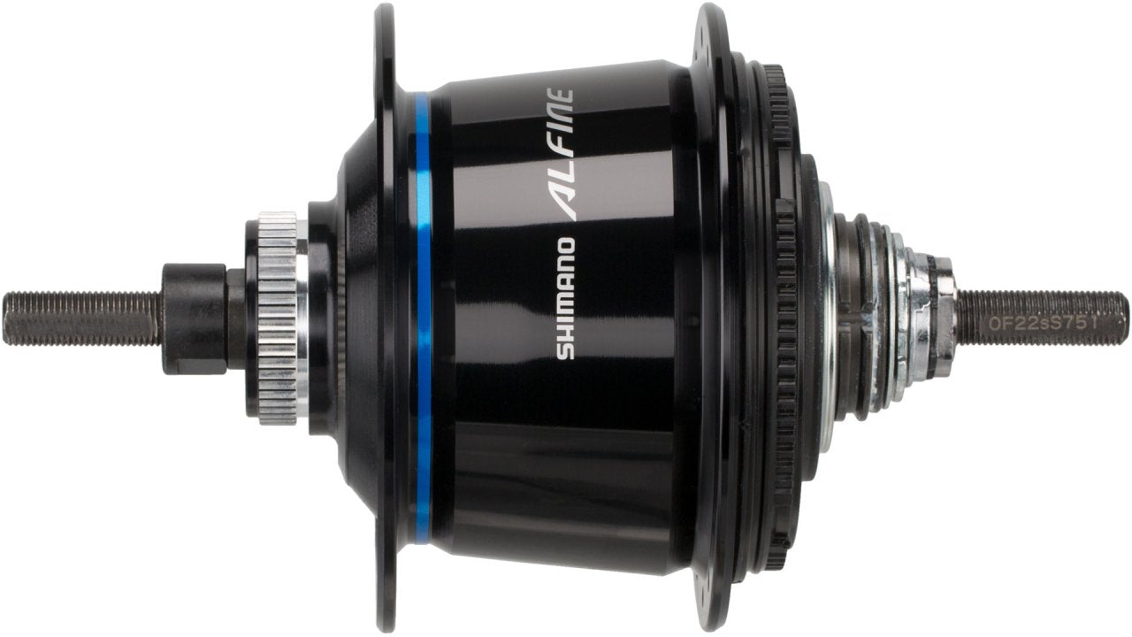 Shimano Alfine di-2 naaf sgs700as 8 speed disk brake 32 gaats zwart