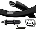 Kgs Achterwiel 28 inch (622) velg andra 23 zwart cassette 8-10 v disc