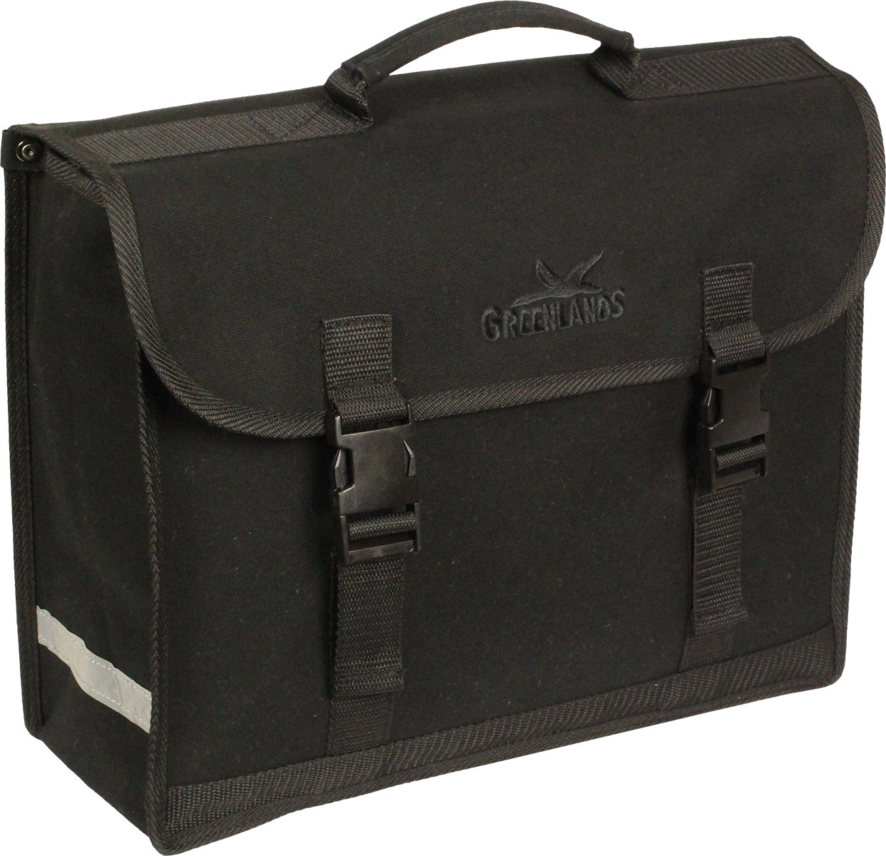 Greenlands canvas enkele tas zwart ot-3160zz
