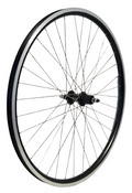 Kgs achterwiel 28 inch (622) velg zw/zil cassette 8-9 sp vaste as
