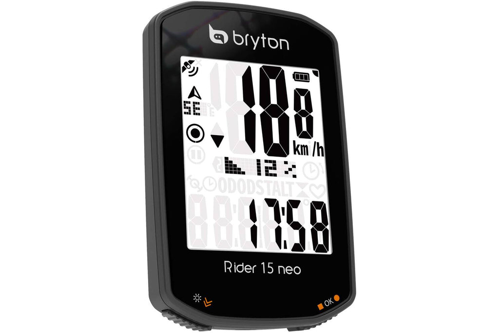 Bryton - rider 15 neo c gps fietscomputer inclusief cadans sensor ant+ / bluetooth