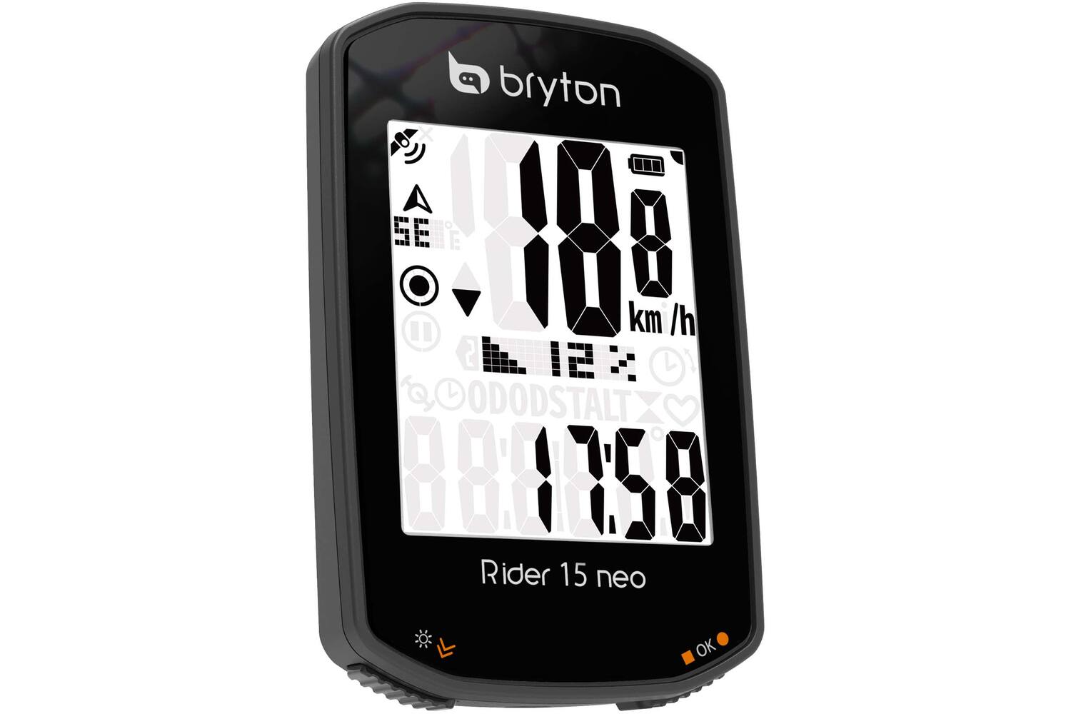Bryton - rider 15 neo c gps fietscomputer inclusief cadans sensor ant+ / bluetooth