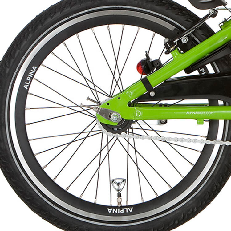 Alpina achterwiel 20 remnaaf J19DB zwart zwarte spk