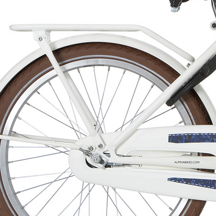 Alpina achterdrager 20 Cargo pure white matt
