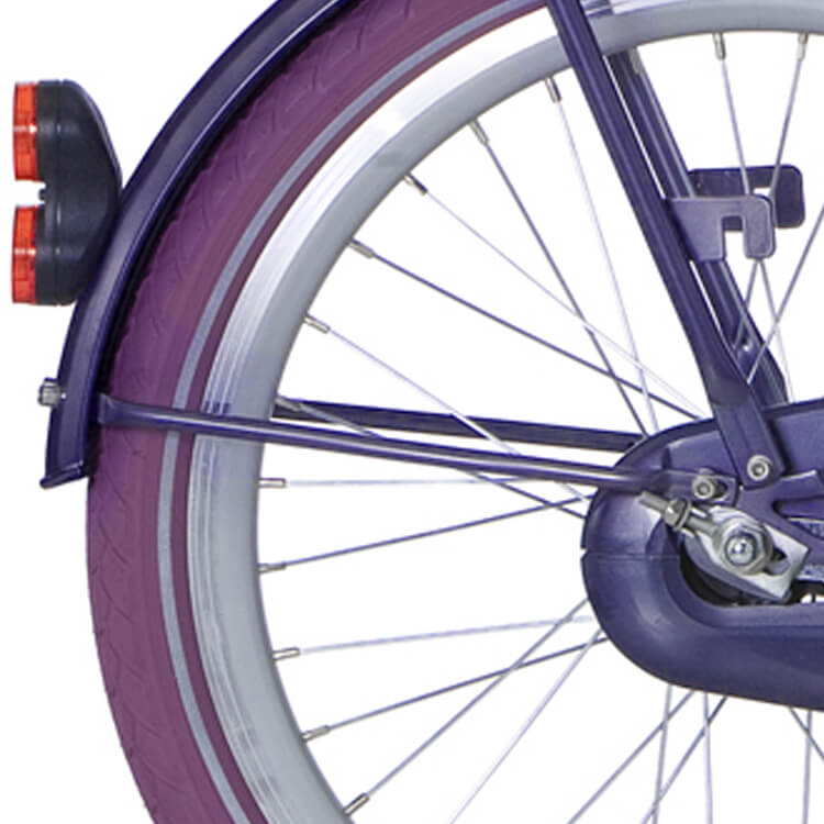 Alpina Spatbordstang set 24 Clubb purple grey