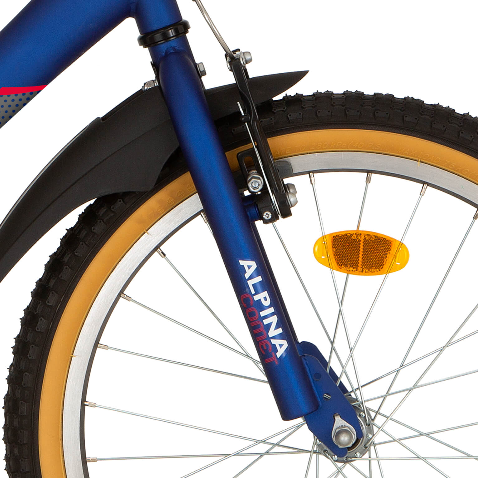Alpina voorvork 20 Comet deep blue matt