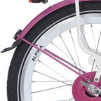 Alpina spatbordstang set 16 gp candy pink