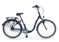 Aldo 26 inch lage instap fiets comfort alu remnaaf blauw