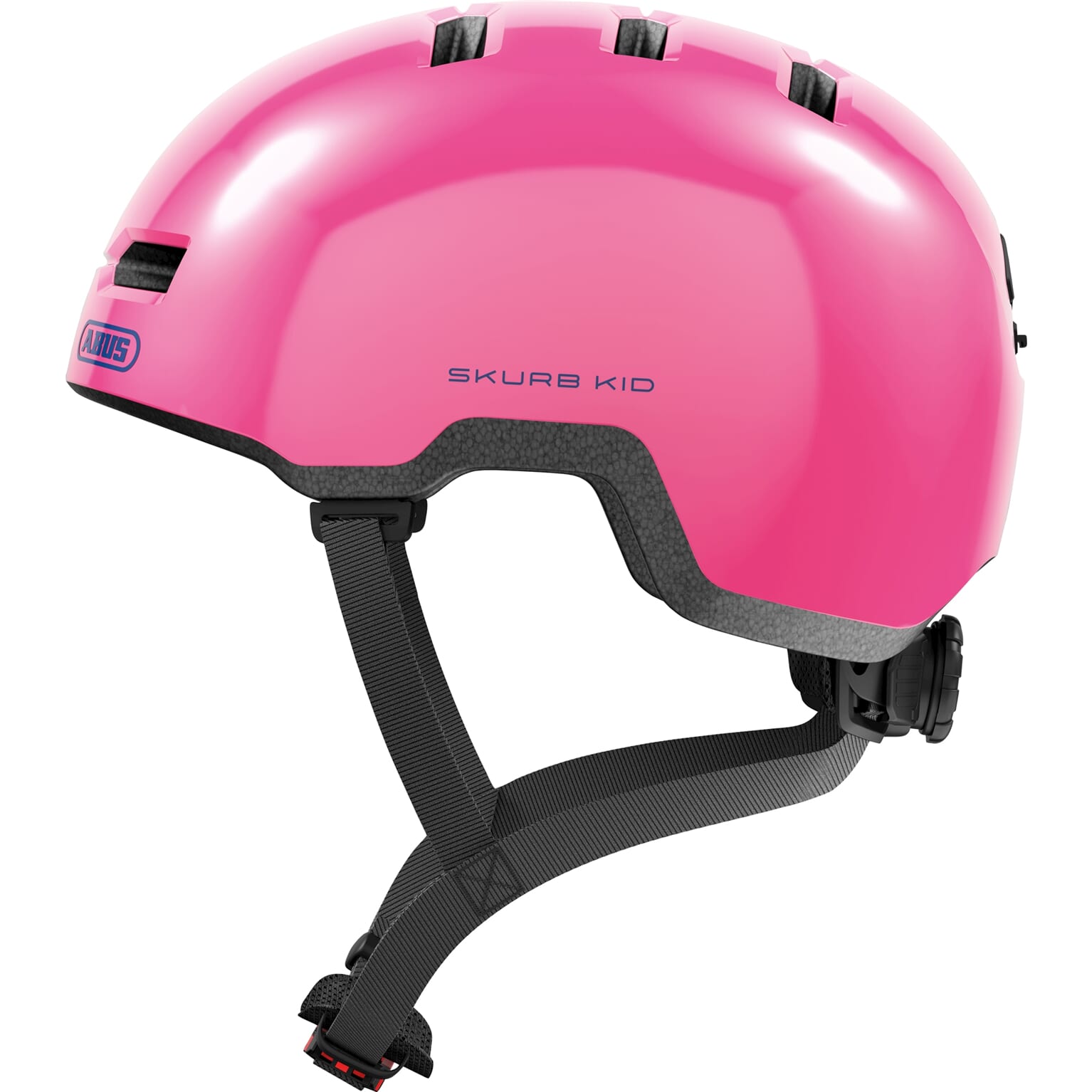 Abus helm Skurb Kid shiny pink S 45-50cm