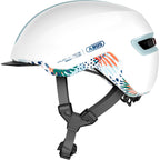 Abus helm HUD-Y flower Wit M 54-58cm