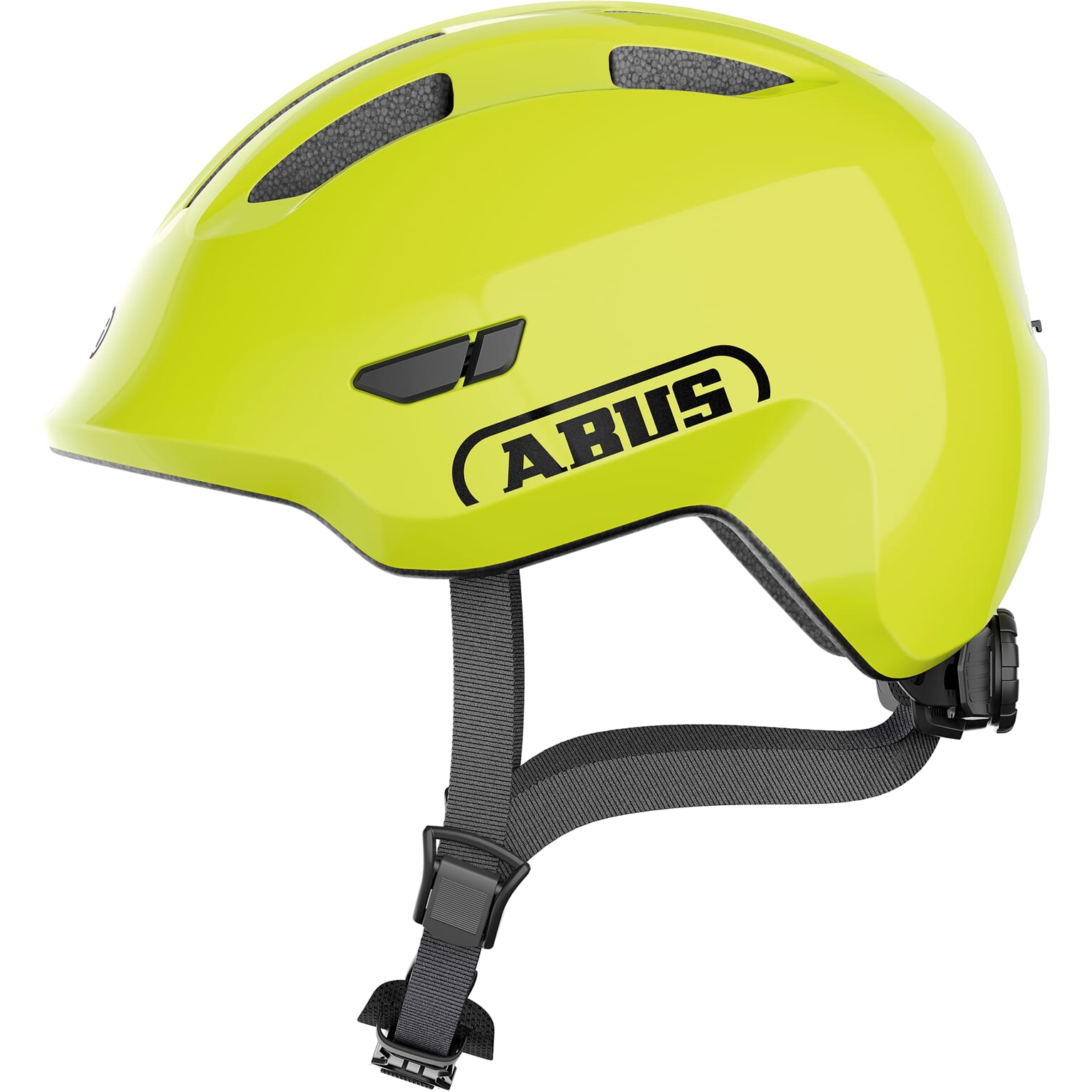 Abus helm Smiley 3.0 shiny Geel S 45-50cm