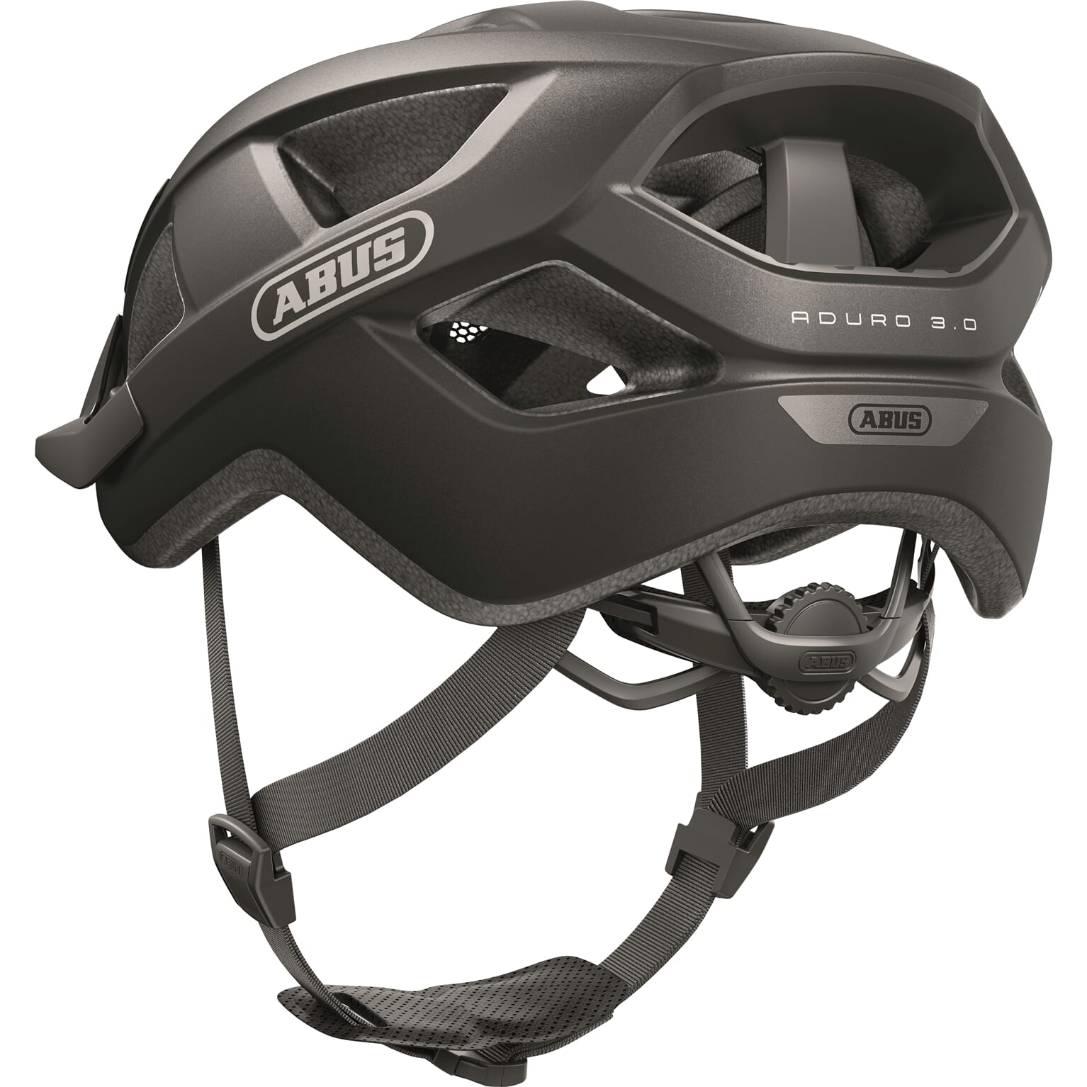 Abus Helm Aduro 3.0 - sportieve en chique stadshelm voor veilig fietsen in het drukke stadsverkeer - titan - 51-55cm