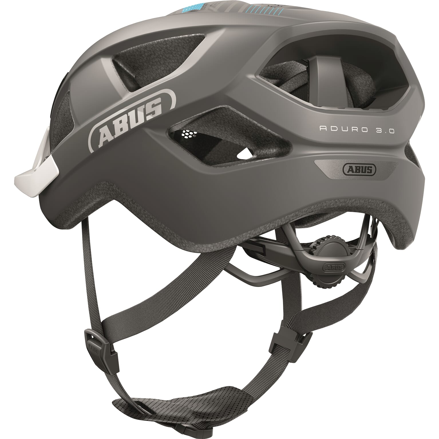 abus helm aduro 3.0 race grey l 58-62cm