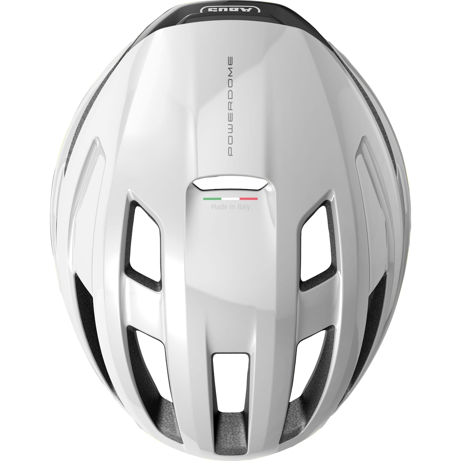 abus helm powerdome shiny white m 54-58cm