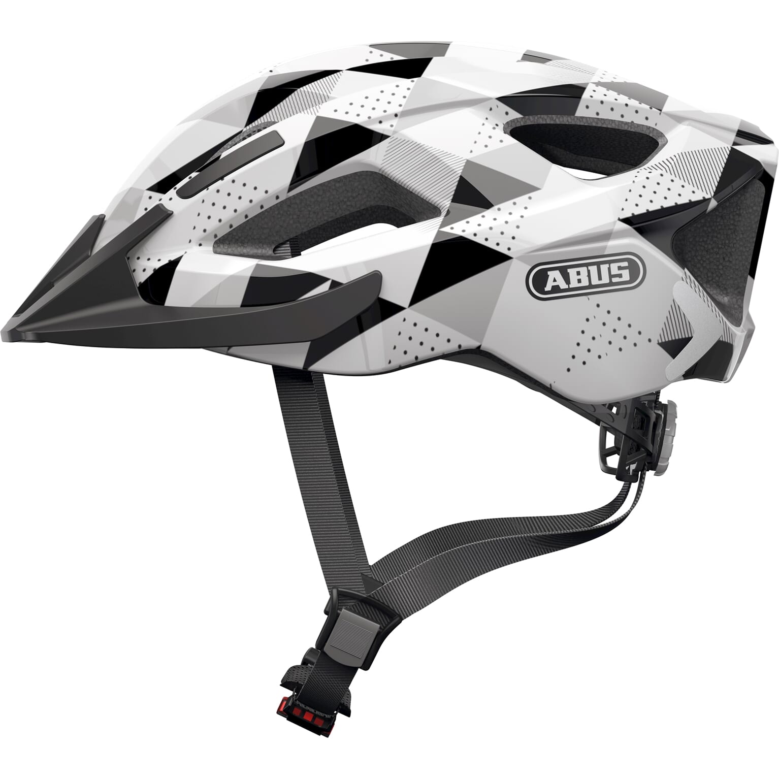 Abus helm Aduro 2.0 white triangle M 52-58cm