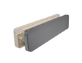 Homebox Brievenbus ALUINOX Buitendeel Binnenklep RAL9001 Crème Wit