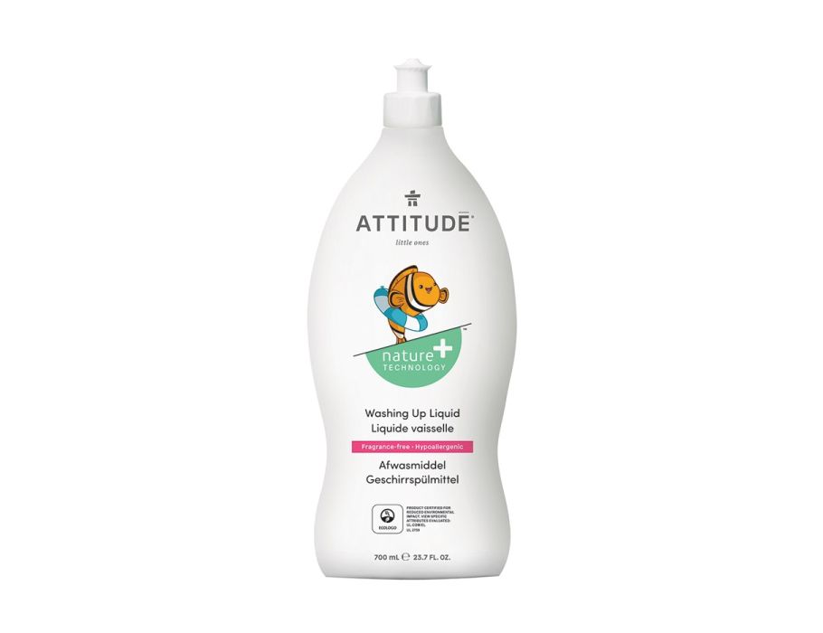attitude nature+ little ones - afwasmiddel - 700ml - parfumvrij
