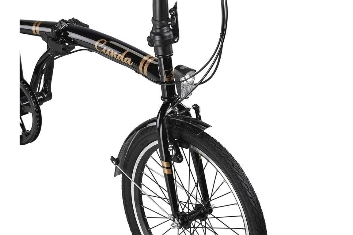 Altec cunda 20 inch 27 cm unisex 3v v-brakes zwart