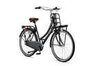 NIHIL Altec Dutch 28inch Transportfiets N-3 50cm Mat Zwart