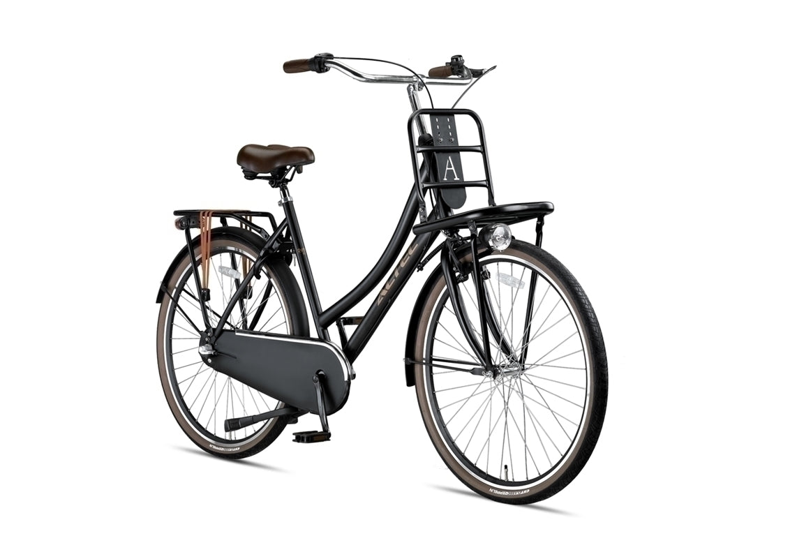 NIHIL Altec Dutch 28inch Transportfiets N-3 50cm Mat Zwart