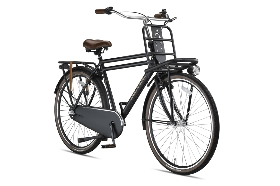 Altec Dutch 28inch Transportfiets N-3 Heren Mat Zwart 55 cm