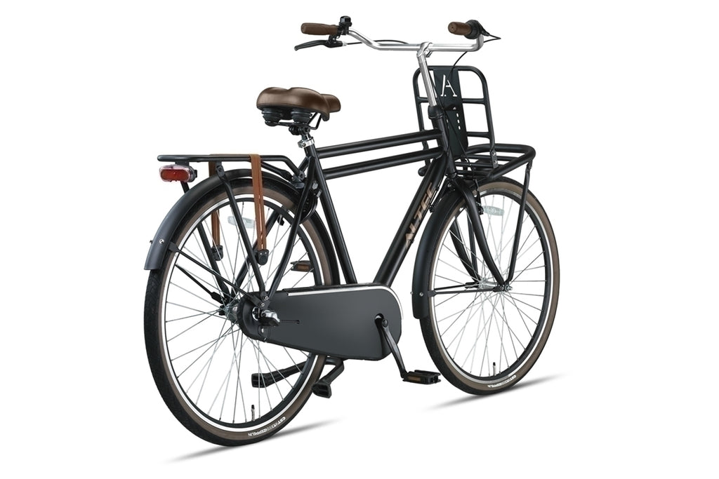 Altec Dutch 28inch Transportfiets N-3 Heren Mat Zwart 55 cm