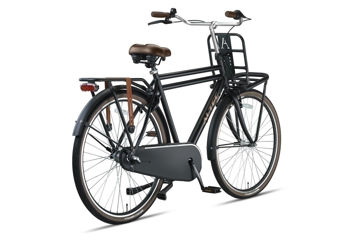Altec Dutch 28inch Transportfiets N-3 Heren Mat Zwart 58 cm