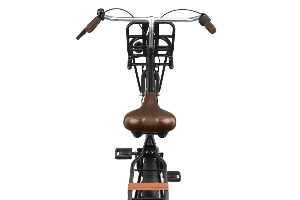 Altec Dutch 28inch Transportfiets N-3 Heren Mat Zwart 58 cm