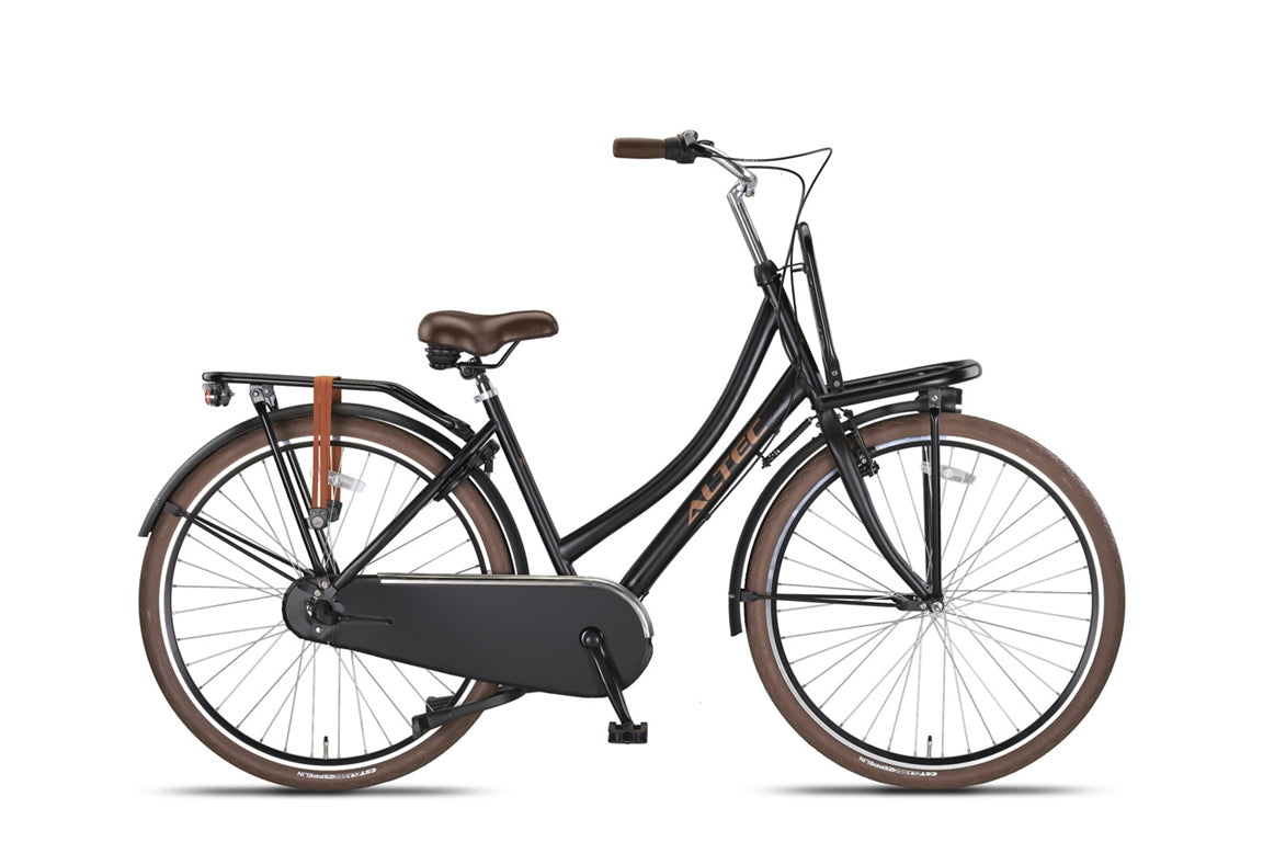 Altec Dutch 28inch Transportfiets N-3 Mat Zwart 50cm