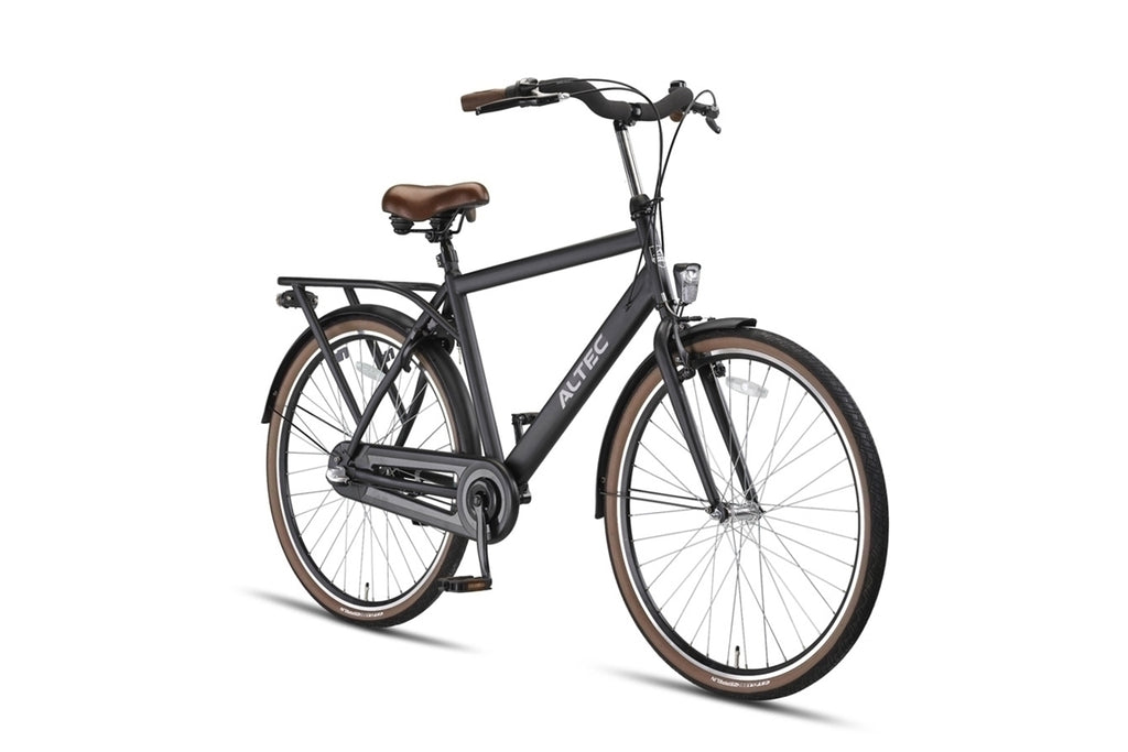 Altec Manta 28 inch Herenfiets N-3 Mat Zwart 55cm