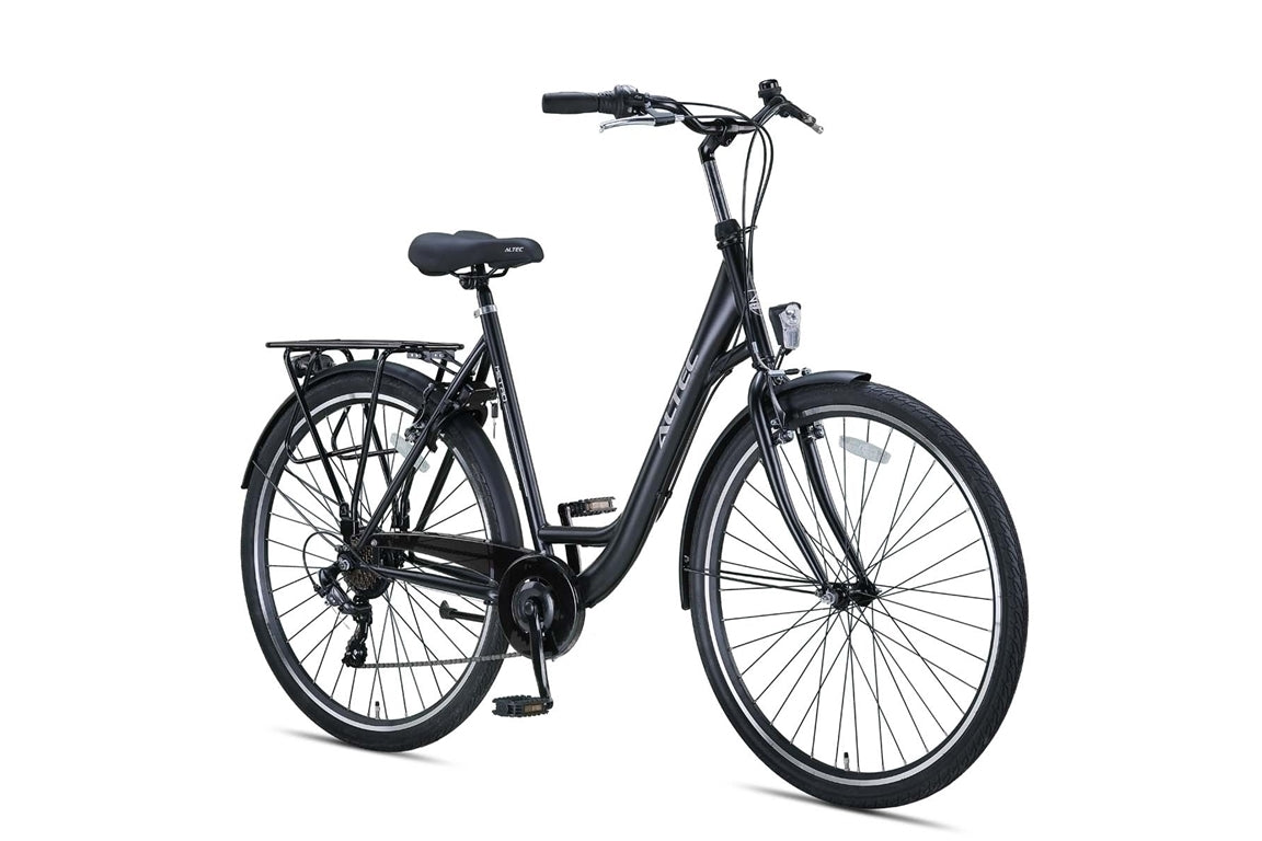 Altec Metro 28 inch Damesfiets 49cm Mat Zwart