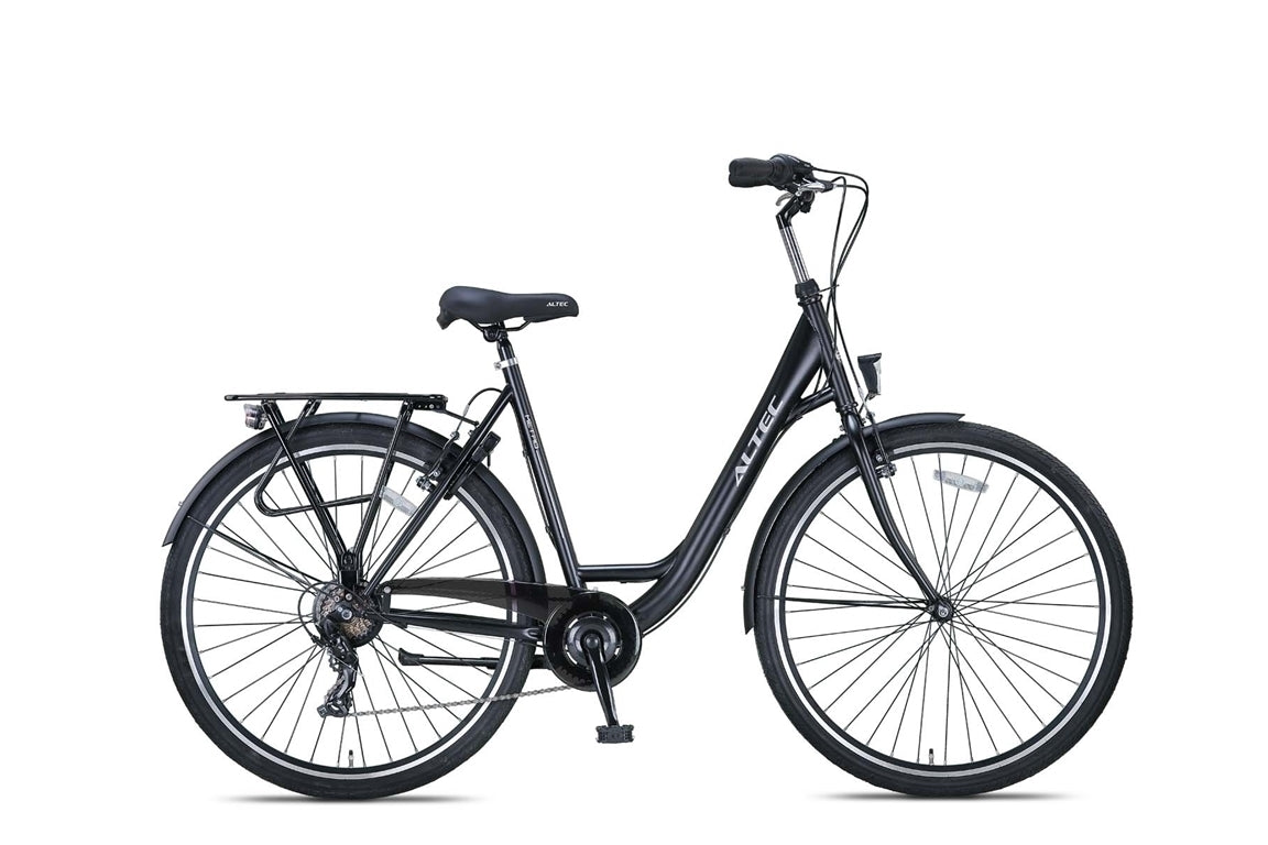 Altec Metro 28 inch Damesfiets 49cm Mat Zwart