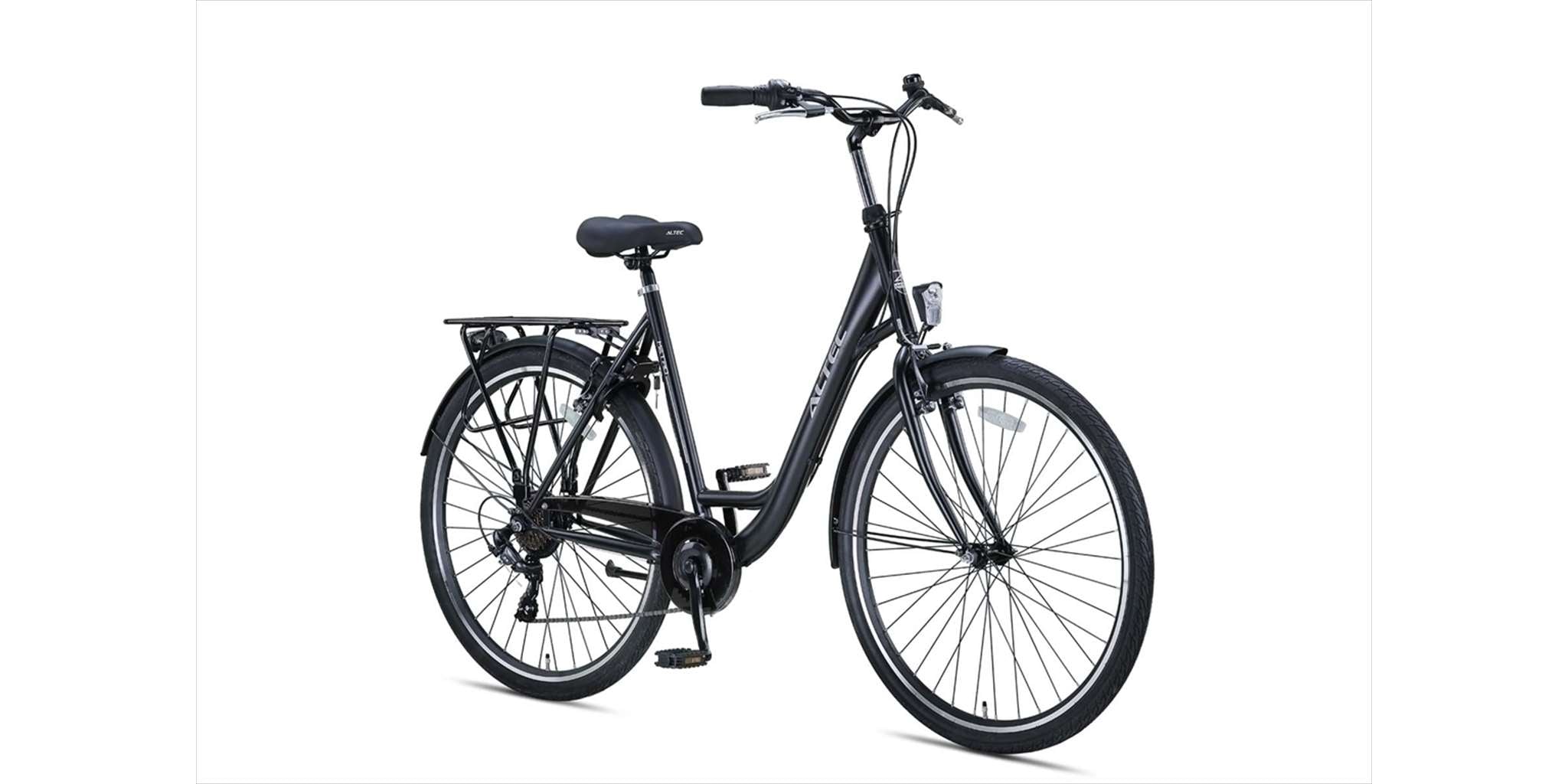Altec Metro 28 inch Damesfiets 55cm Mat Zwart