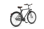 Altec Palermo 1T 28 inch Herenfiets 56 cm Glans Zwart *** ACTIE UITVERKOOP ***