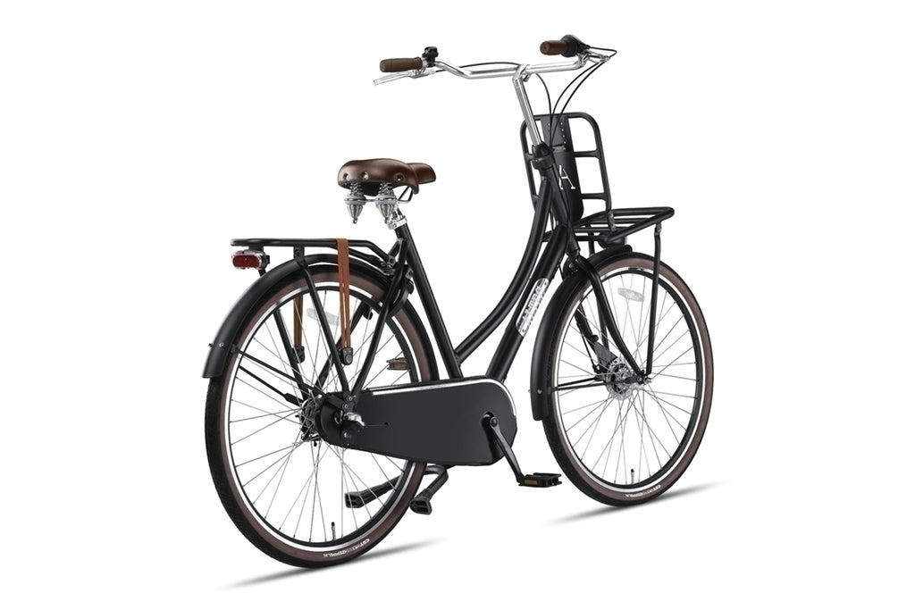 NIHIL Altec Retro Transportfiets 28inch Dames 50cm Mat Zwart