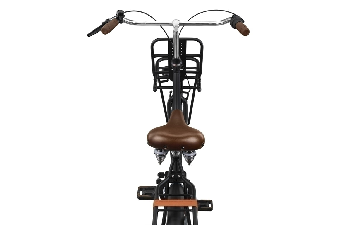 NIHIL Altec Retro Transportfiets 28inch Dames 50cm Mat Zwart